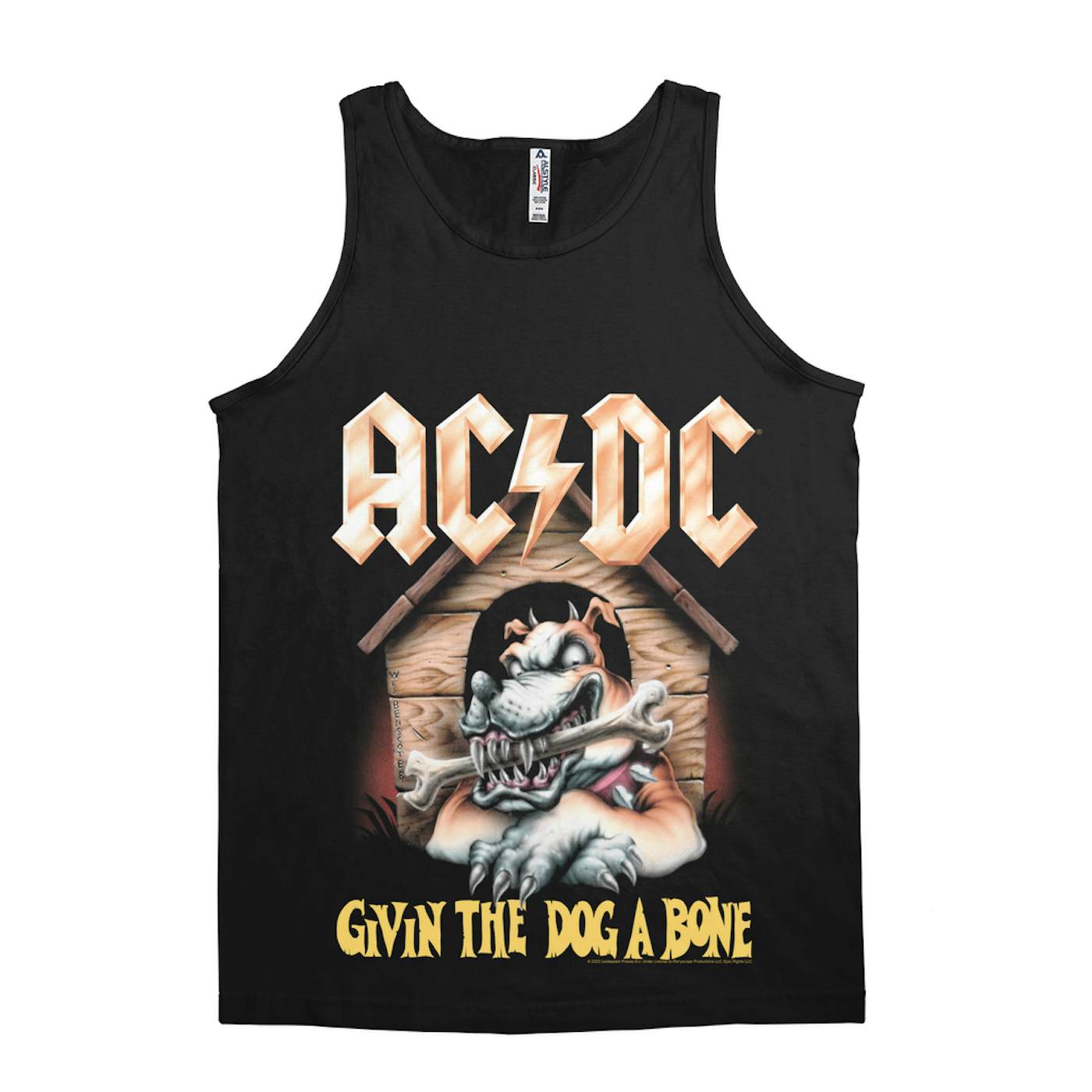 ACDC Skull Rock Baseball Jersey Shirt