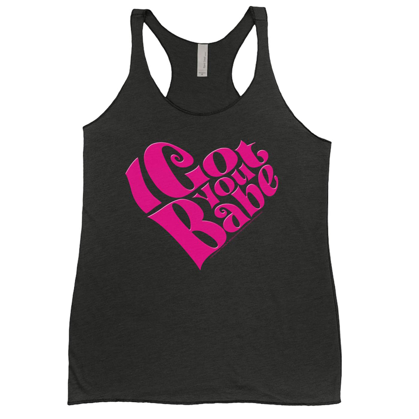 Sonny & Cher Ladies' Tank Top | I Got You Babe Heart Image Sonny and Cher Shirt