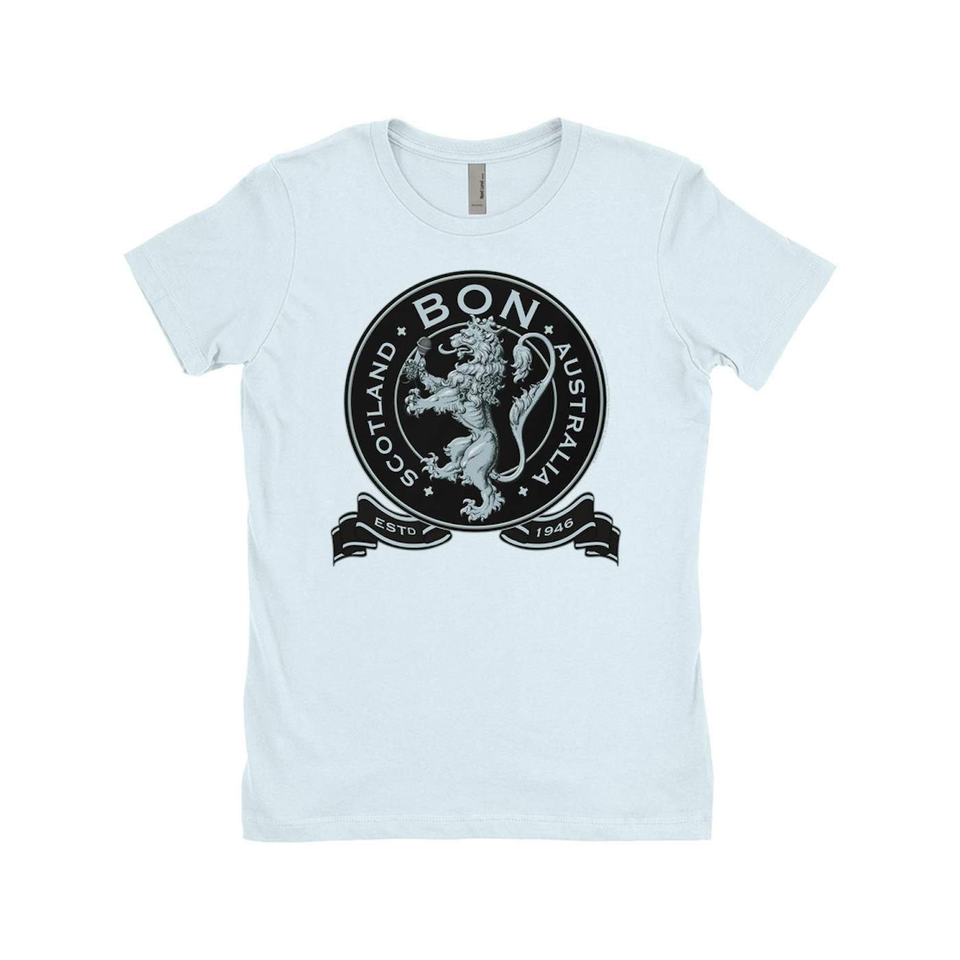 Bon Scott Ladies' Boyfriend T-Shirt | Bon Scotland Australia Est 1946 Bon Scott Shirt