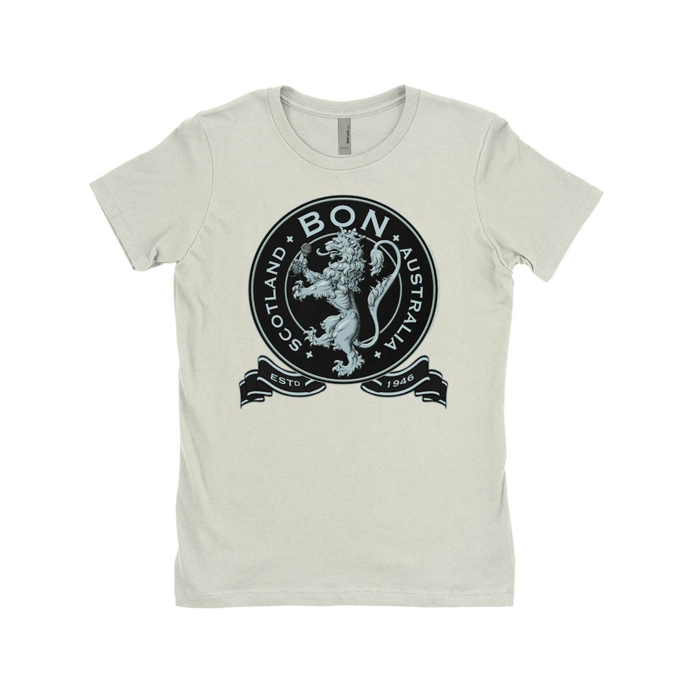 Bon Scott Ladies' Boyfriend T-Shirt | Bon Scotland Australia Est 1946 Bon Scott Shirt
