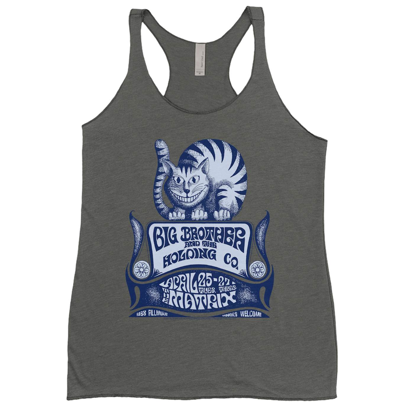 Big Brother & The Holding Company Ladies' Tank Top | Big Brother And The Holding Company Feat. Janis Joplin The Matrix Concert Flyer Big Brother and The Holding Company Shirt