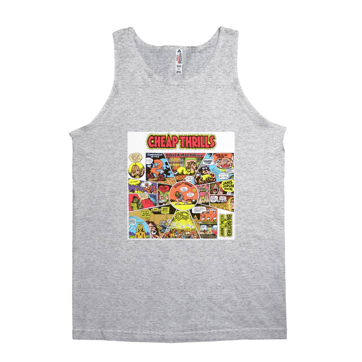 Big Brother & The Holding Company Unisex Tank Top | Cheap Thrills Album Design Big Brother and The Holding Company Shirt