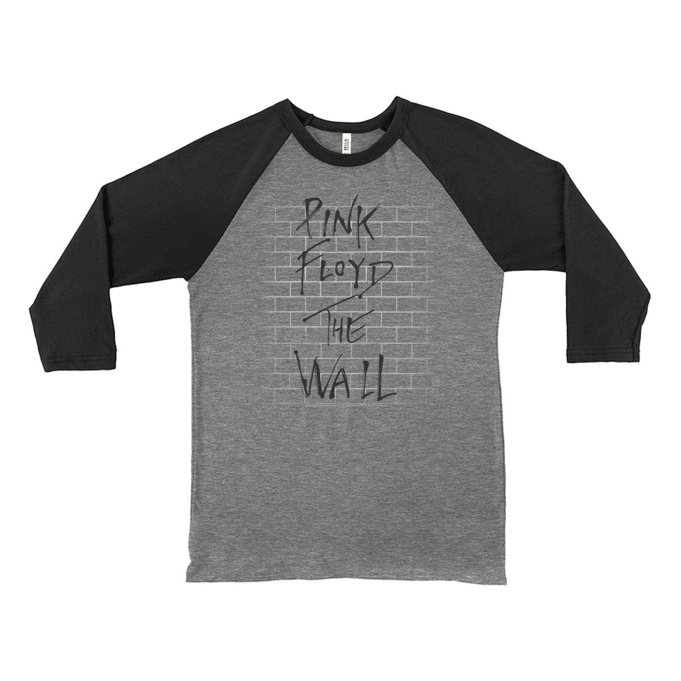 Pink Floyd 3/4 Sleeve Baseball Tee | Pink Floyd The Wall Art Pink Floyd Shirt