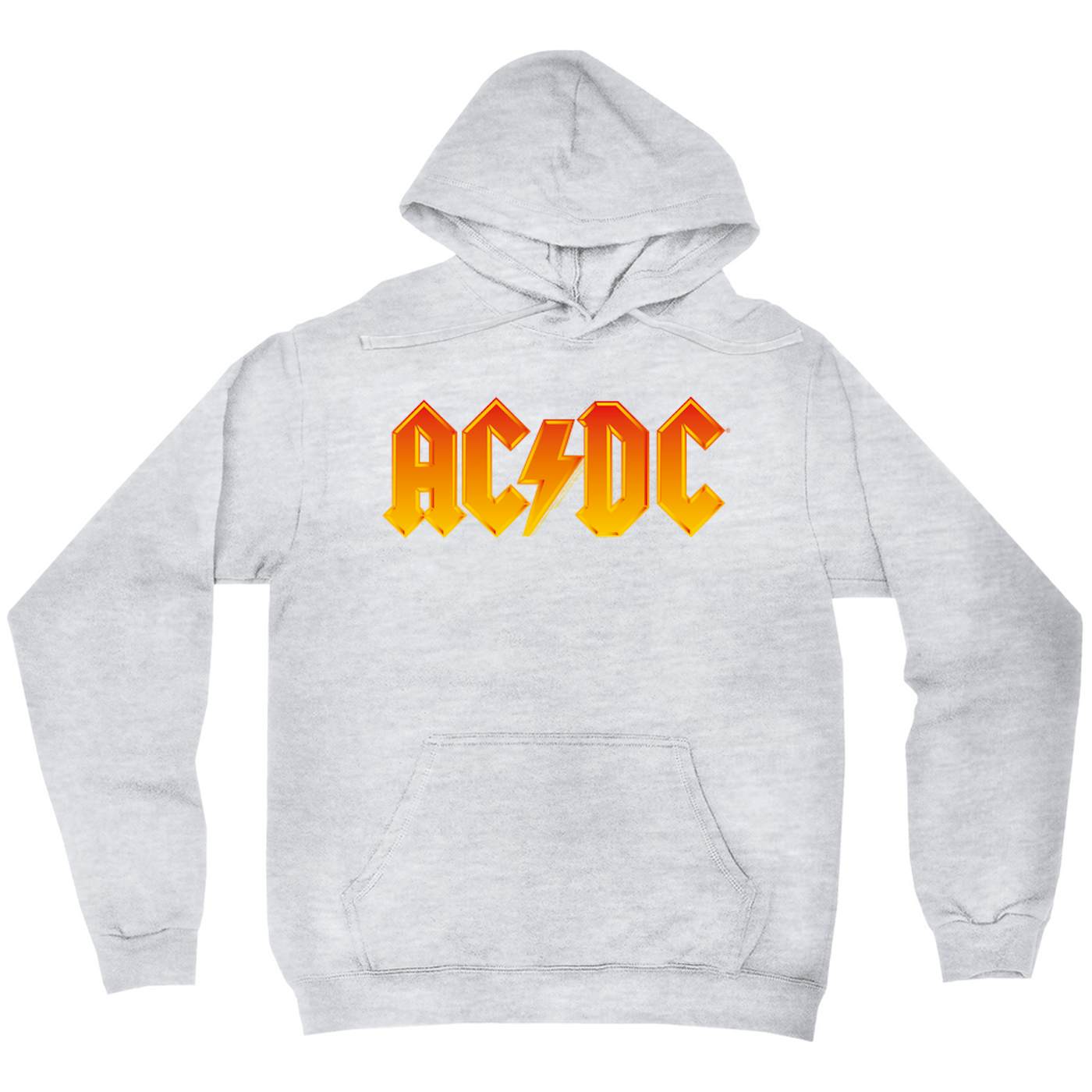 Hoodie Orange Logo AC/DC Yellow Gradient -