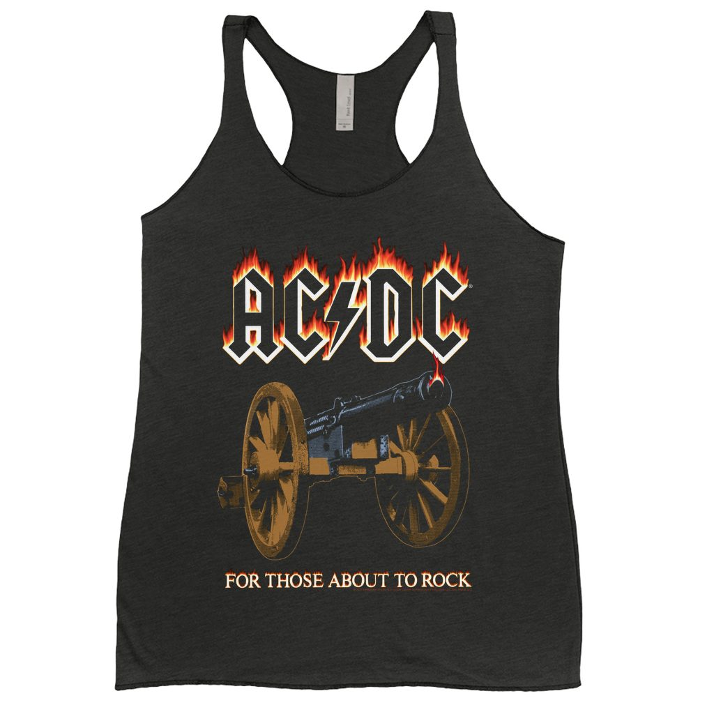 AC/DC For Those About To Rock Flame Cannon Shirt