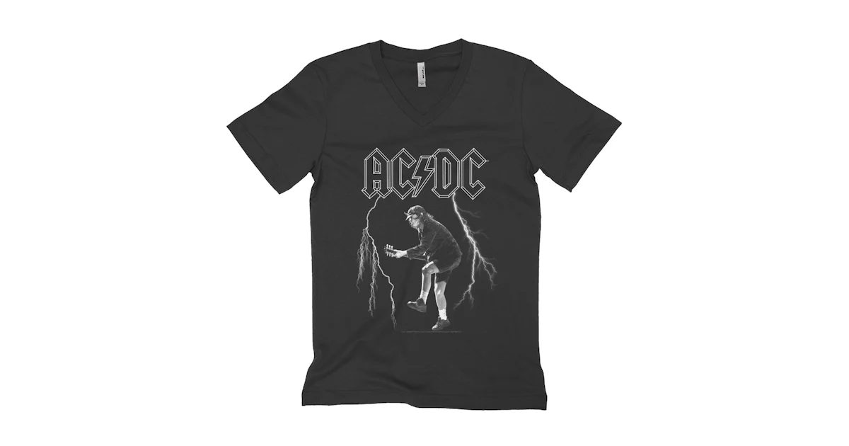 AC/DC Angus Young Lighting On Stage Design Shirt (Merchbar Exclusive)