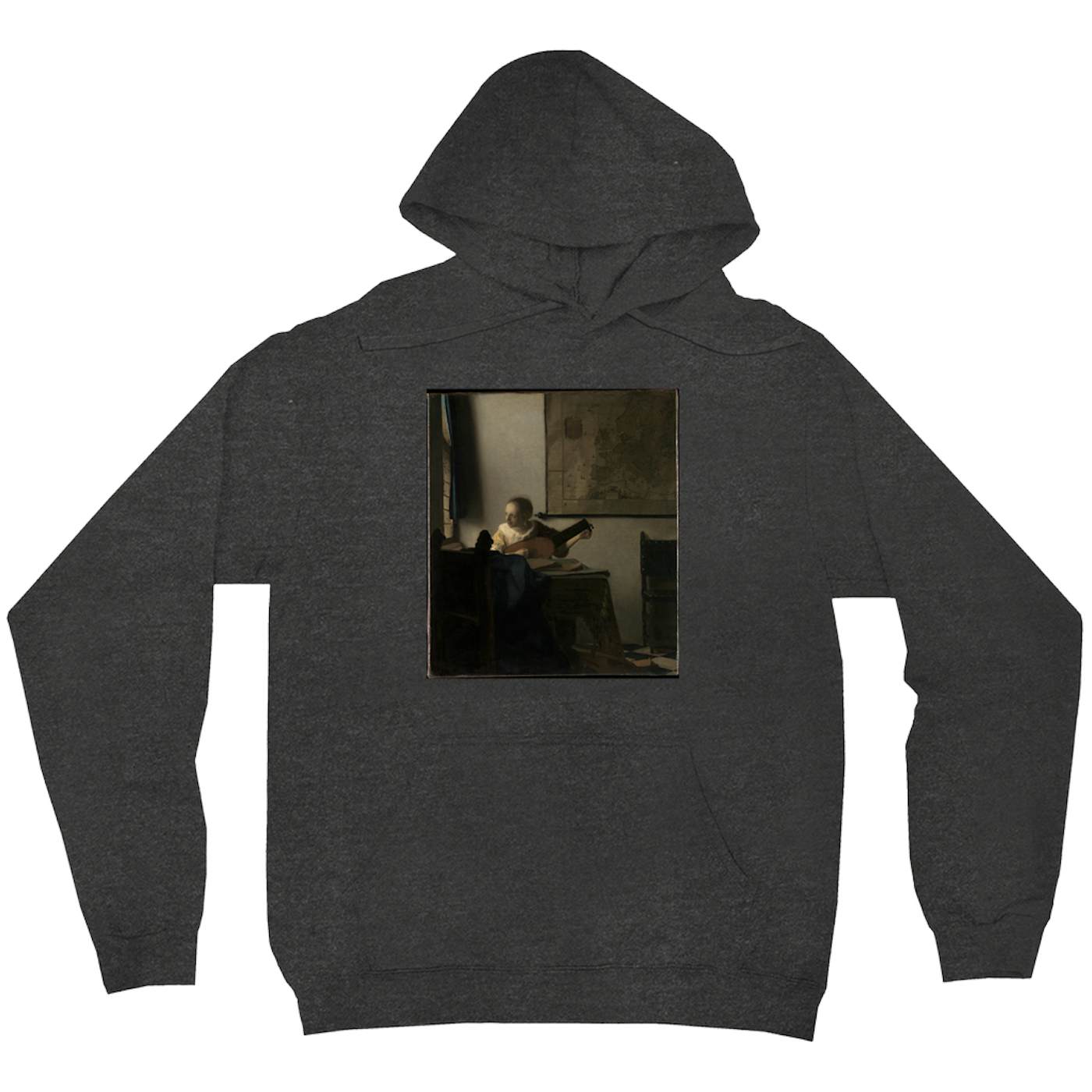 Merchbar Museum Series Hoodie | Young Woman with a Lute Merchbar Museum Series Hoodie