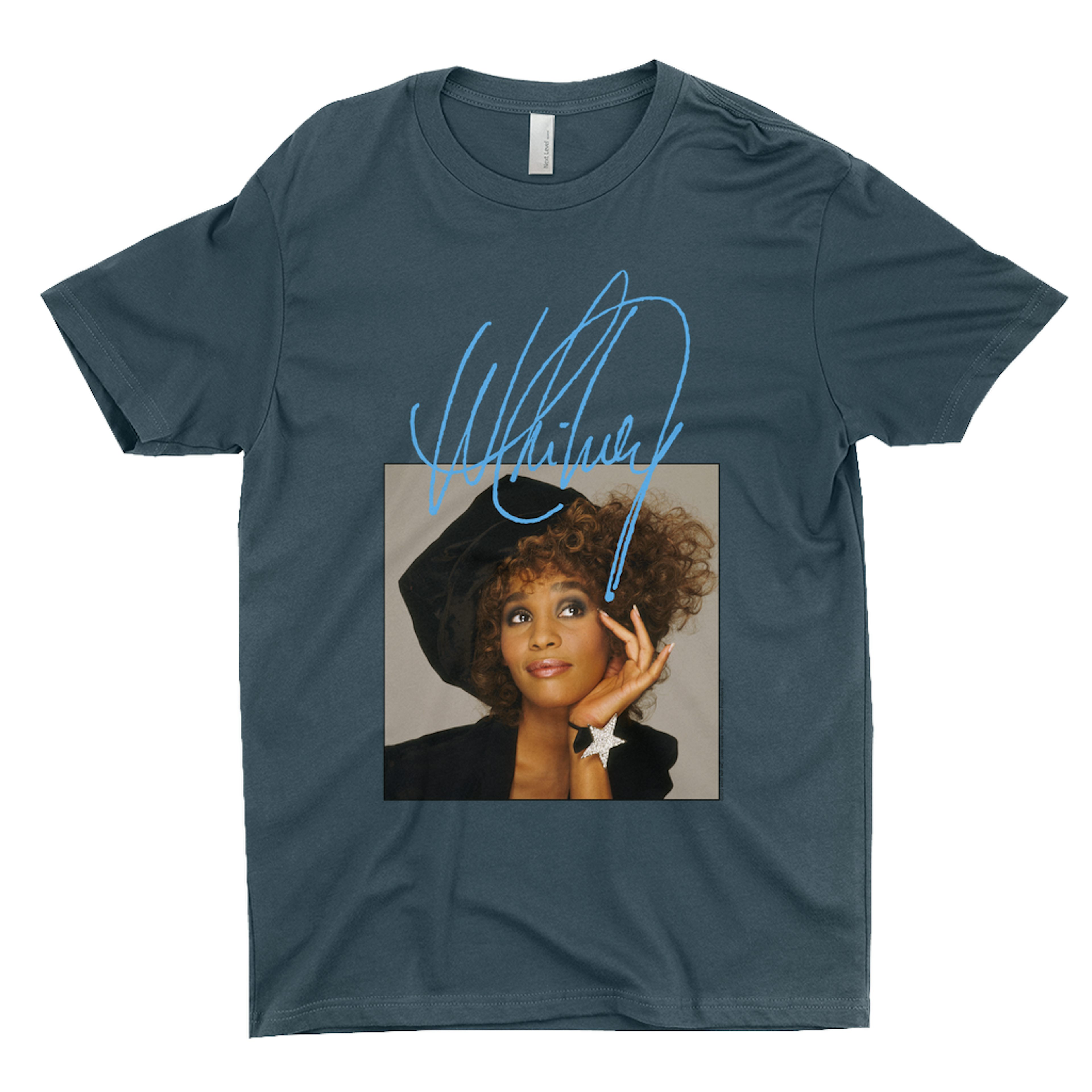 Whitney Houston T-Shirt | Whitney Star Photoshoot With True Blue ...