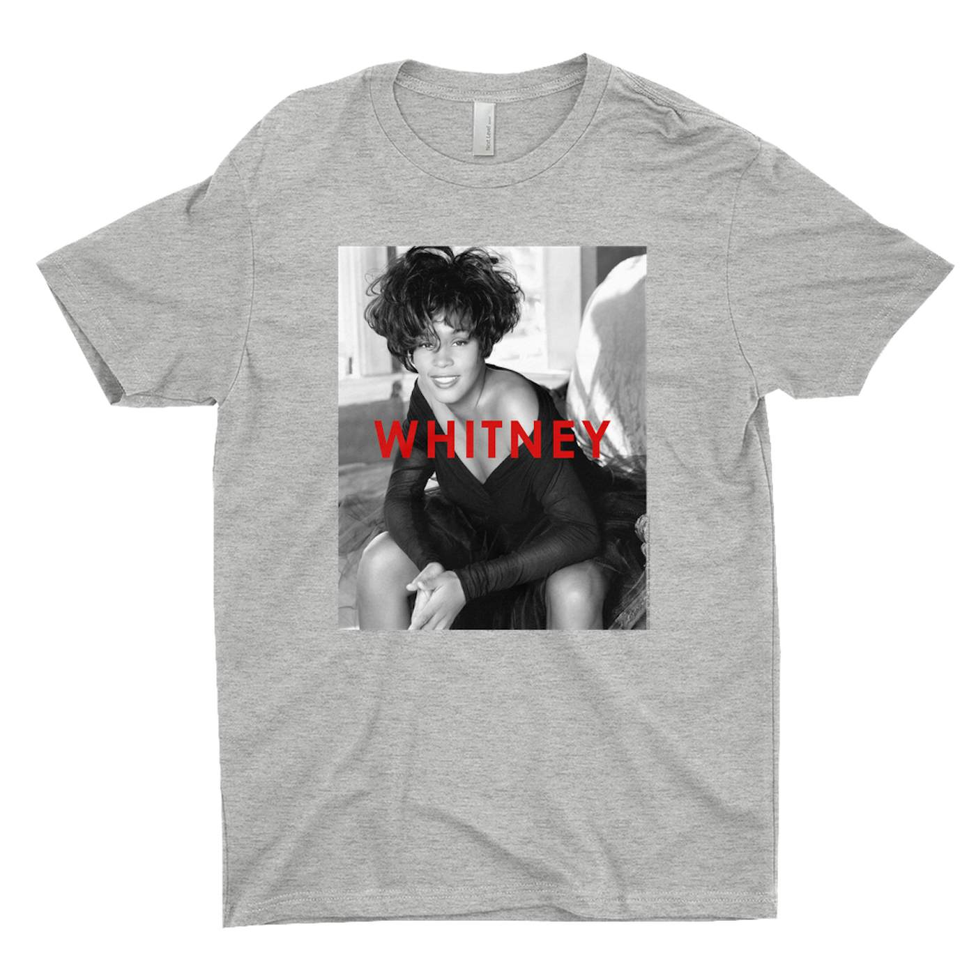 Whitney Houston T-Shirt | Bold Black And White Cover Whitney Houston Shirt
