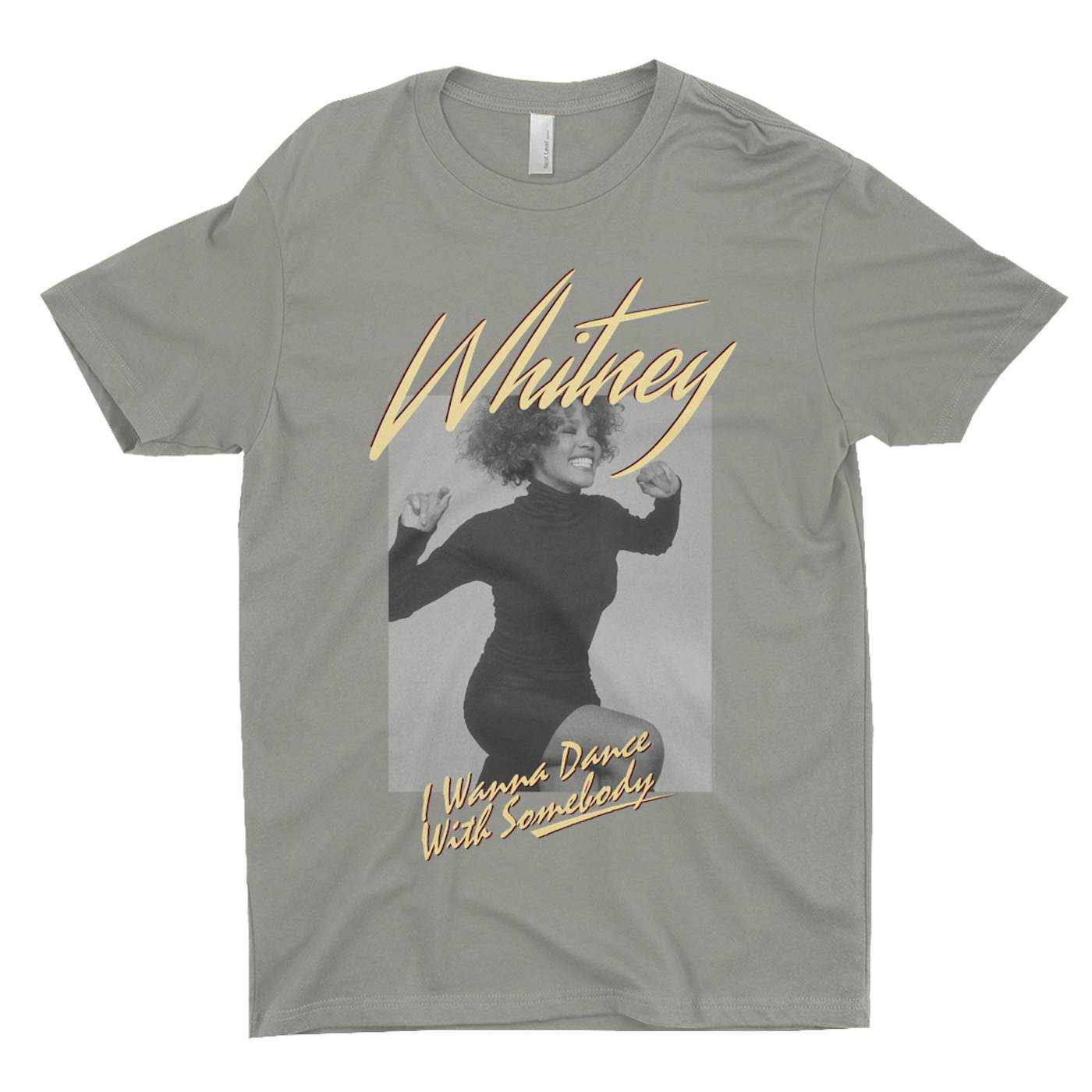 Whitney Houston T-Shirt | I Wanna Dance With Somebody Ivory Design Whitney Houston Shirt