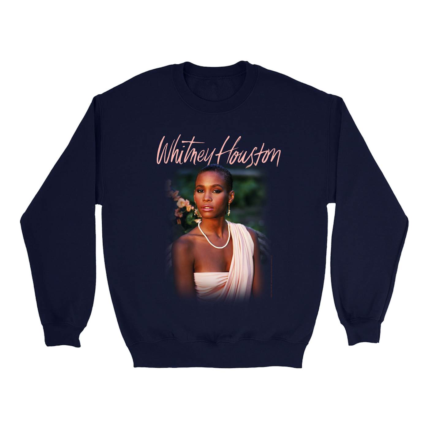 Whitney Houston Sweatshirt | 1985 Album Cover Design Whitney Houston Sweatshirt