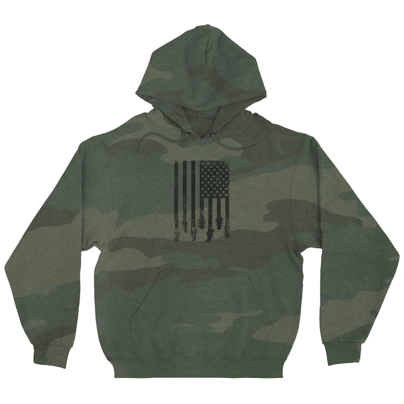 In God We Trust Camo Hoodie - Hope Outfitters