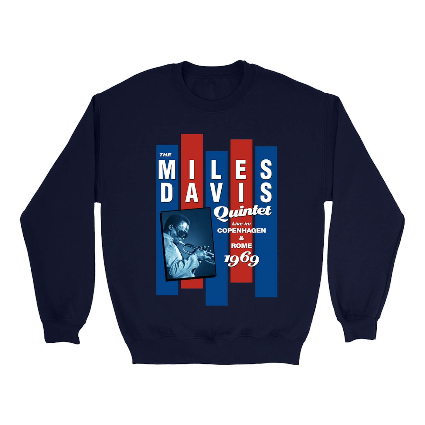 Miles Davis Sweatshirt  Miles Quintet Concert Flyer Miles Davis Sweatshirt  (Merchbar Exclusive)