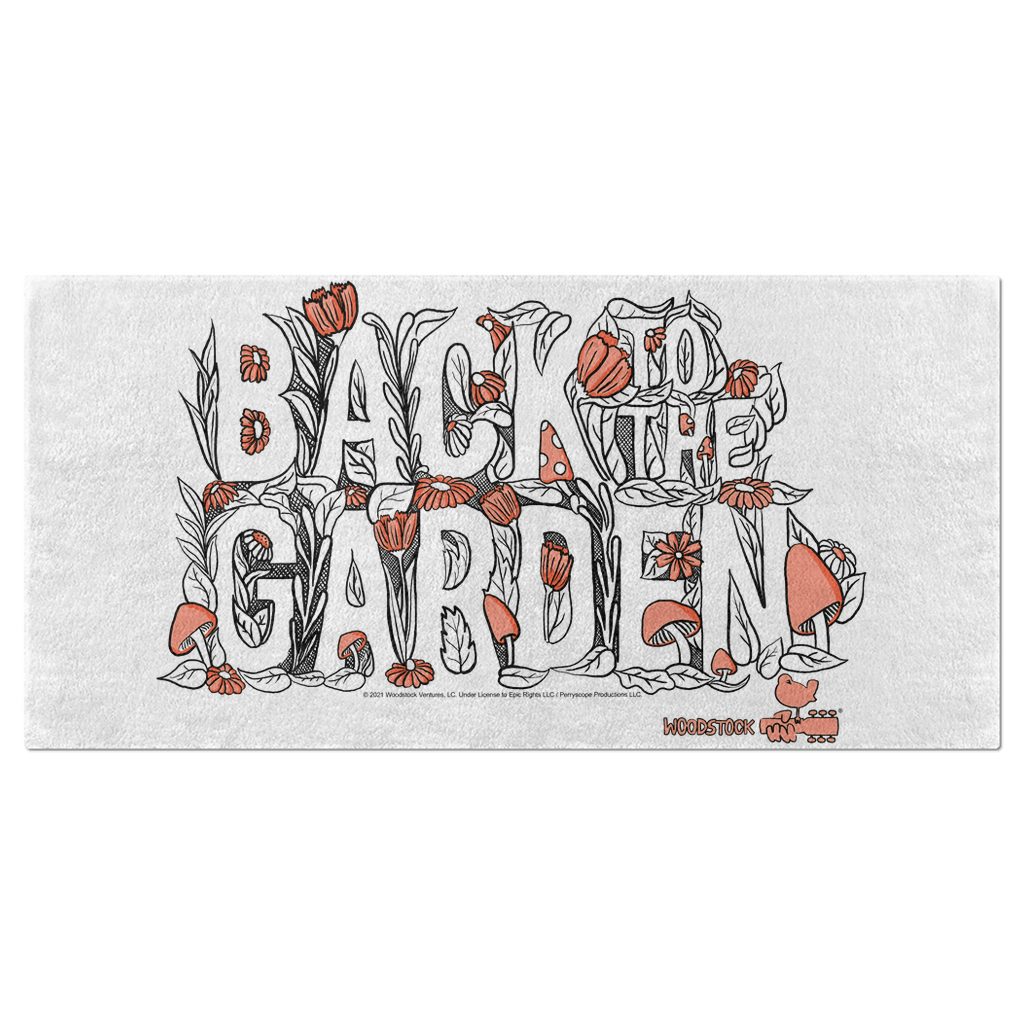 Woodstock Beach Towel Back To The Garden Woodstock Towel (Merchbar