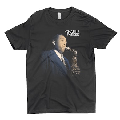 Charlie Parker T-Shirt | Charlie Parker Trumpet Glow Design Charlie Parker Shirt