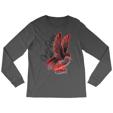 Charlie Parker Long Sleeve Shirt | Chasin' The Bird Black And Red Design Charlie Parker Shirt