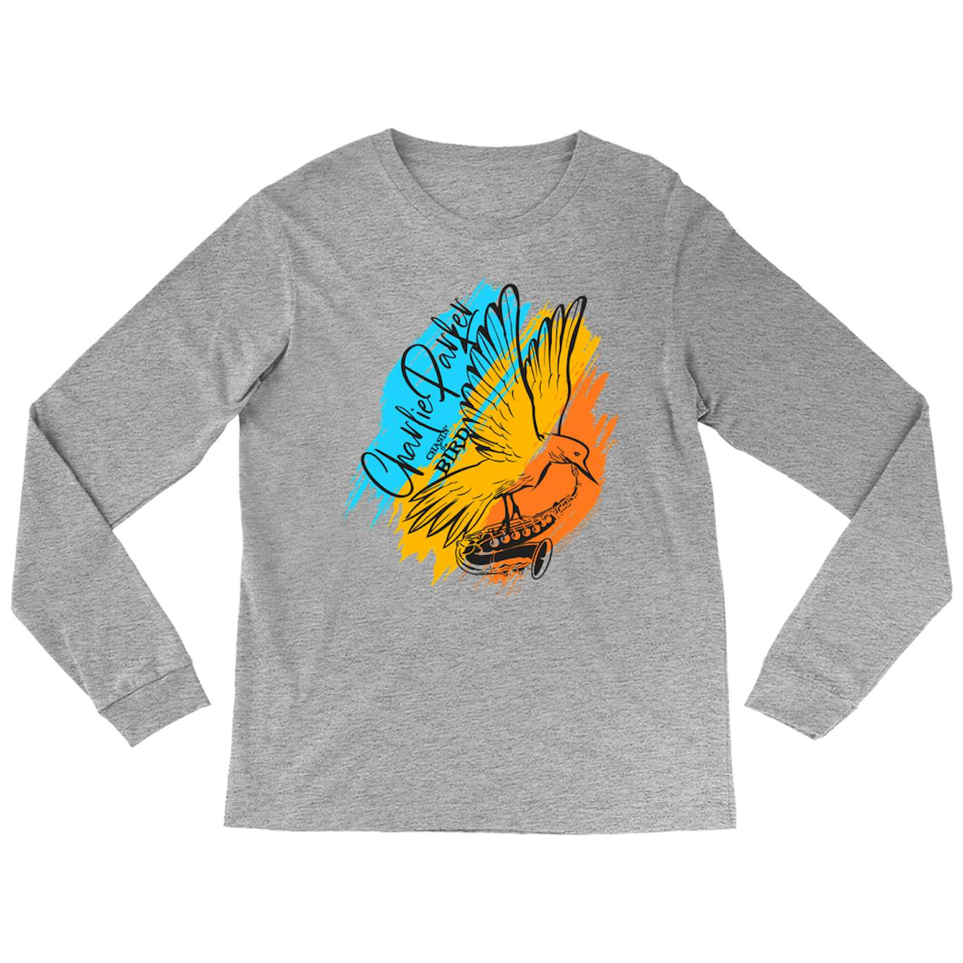 Charlie Parker T-Shirt | Chasin' The Bird Colorful Brush Stroke Image Charlie Parker Shirt