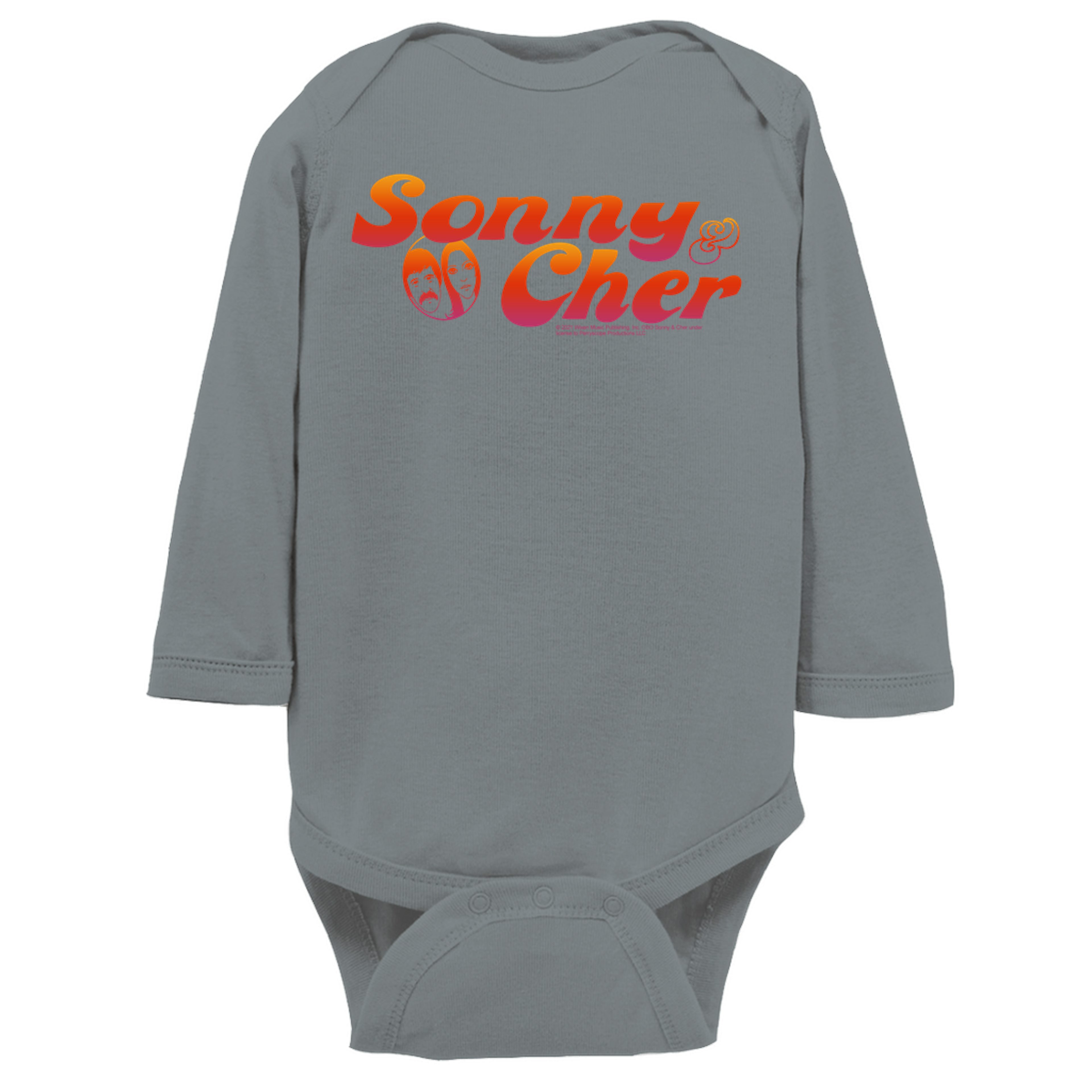 Sonny & Cher Long Sleeve Bodysuit | Comedy Hour TV Show Logo Bodysuit