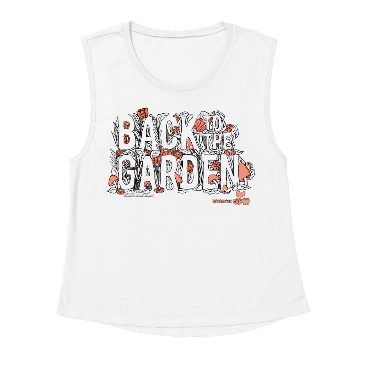 Woodstock Ladies' Muscle Tank Top | Back To The Garden Woodstock Shirt
