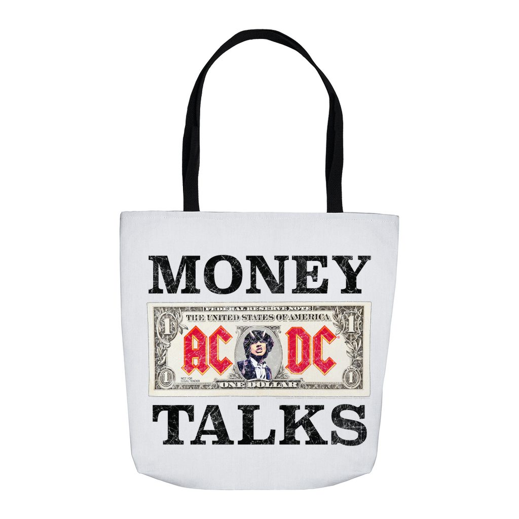 AC/DC Tote Bag | Money Talks Design Bag (Merchbar Exclusive)