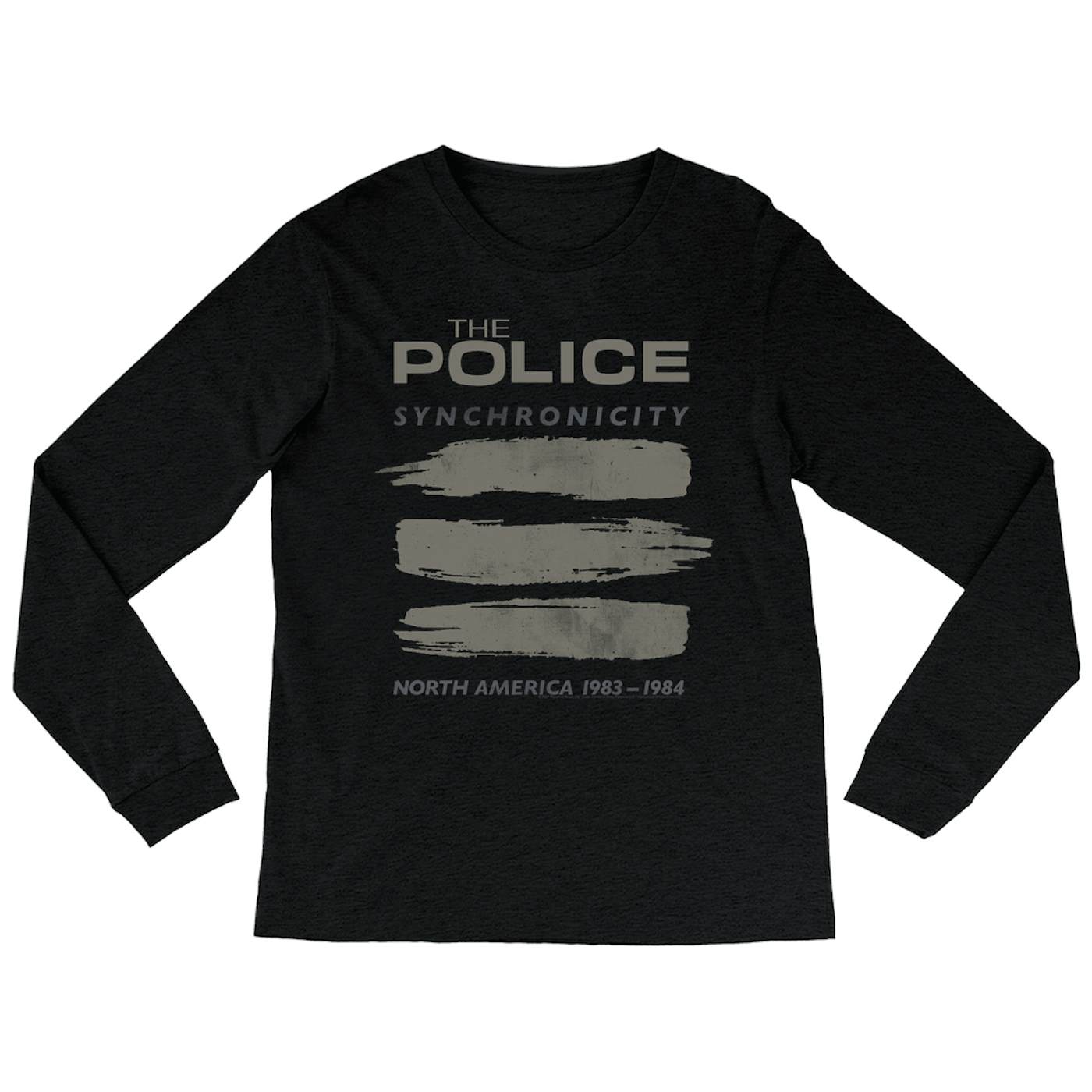 The Police Heather Long Sleeve Shirt | Synchronicity North America Tour 1983 - 1984 The Police Shirt