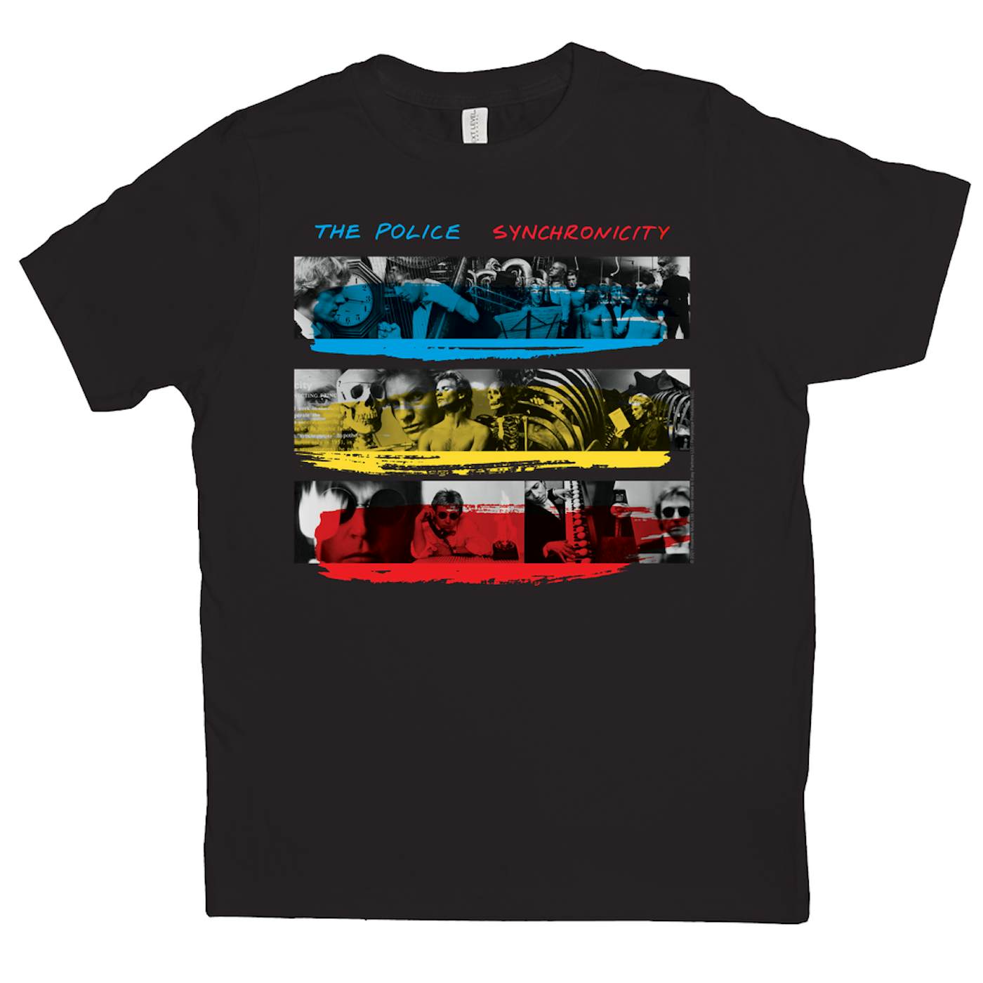 The Police Kids T-Shirt | Synchronicity Album Cover The Police Kids Shirt