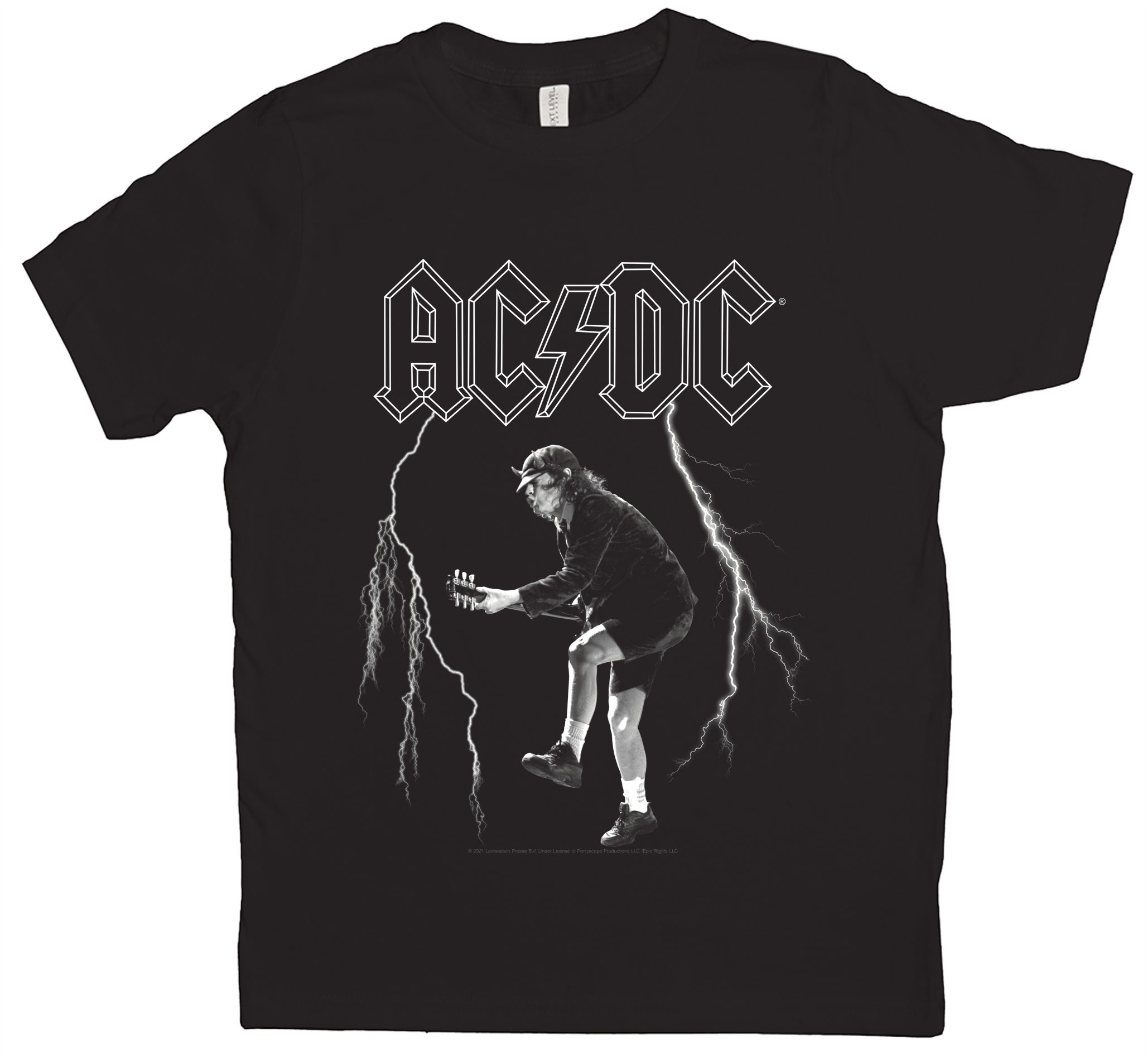 AC/DC Kids T-Shirt | Angus Young Lighting On Stage Design Shirt ...