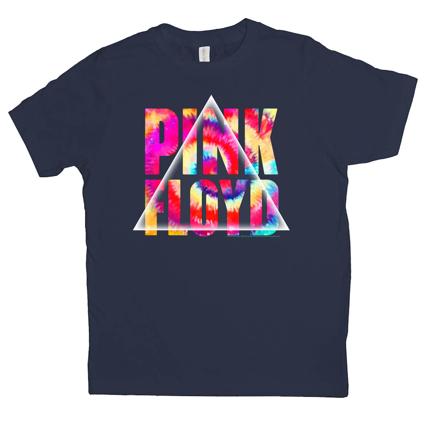 Pink Floyd Kids T-Shirt | Tie Dye Prism Logo Pink Floyd Kids Shirt (Merchbar Exclusive)