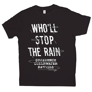 Creedence Clearwater Revival Kids T-Shirt | Who'll Stop The Rain Creedence Clearwater Revival Kids Shirt
