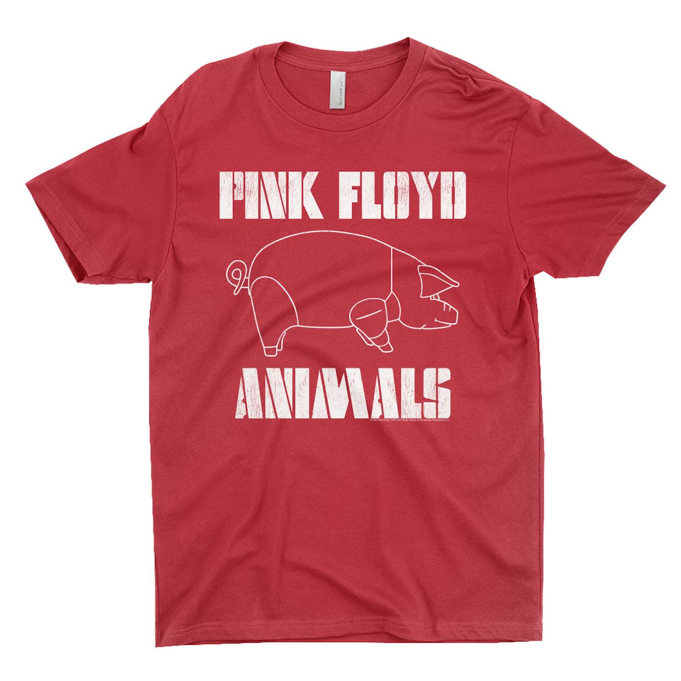 Pink Floyd T-Shirt | David Gilmour's Animals Concert Design Pink