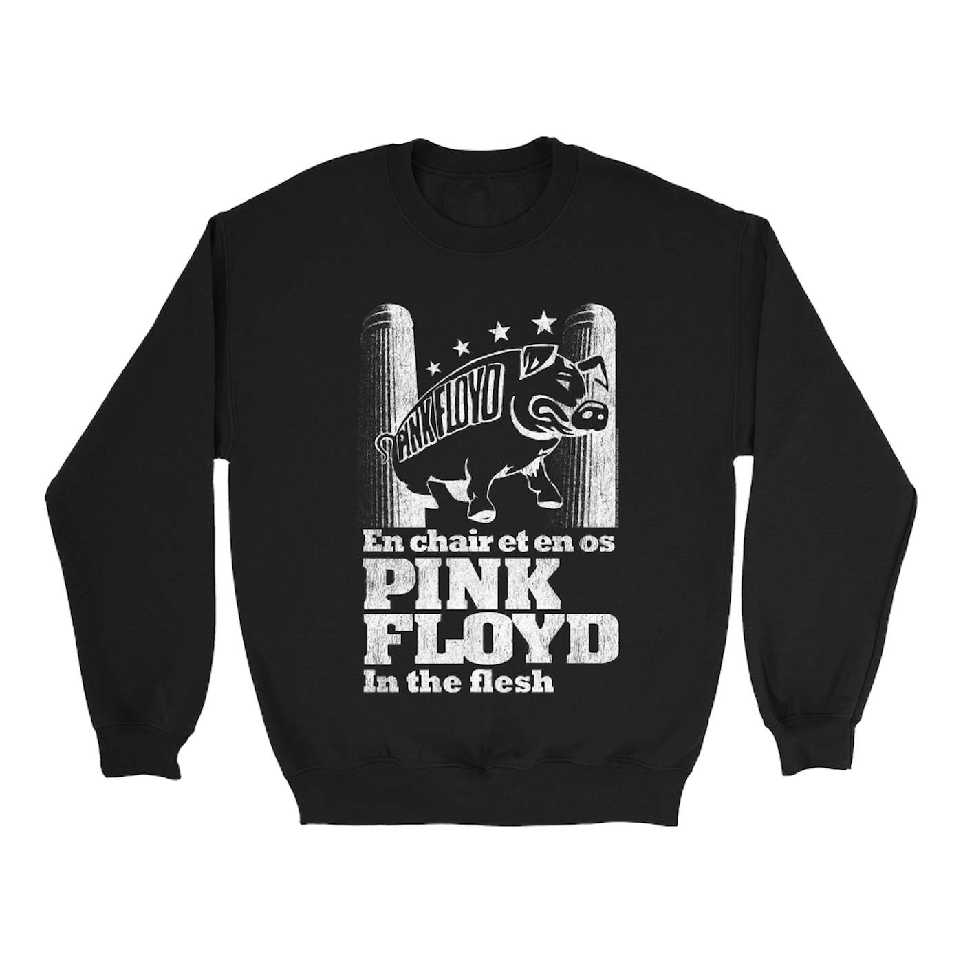 Pink Floyd Sweatshirt | In The Flesh Concert en Français Design Pink Floyd Sweatshirt