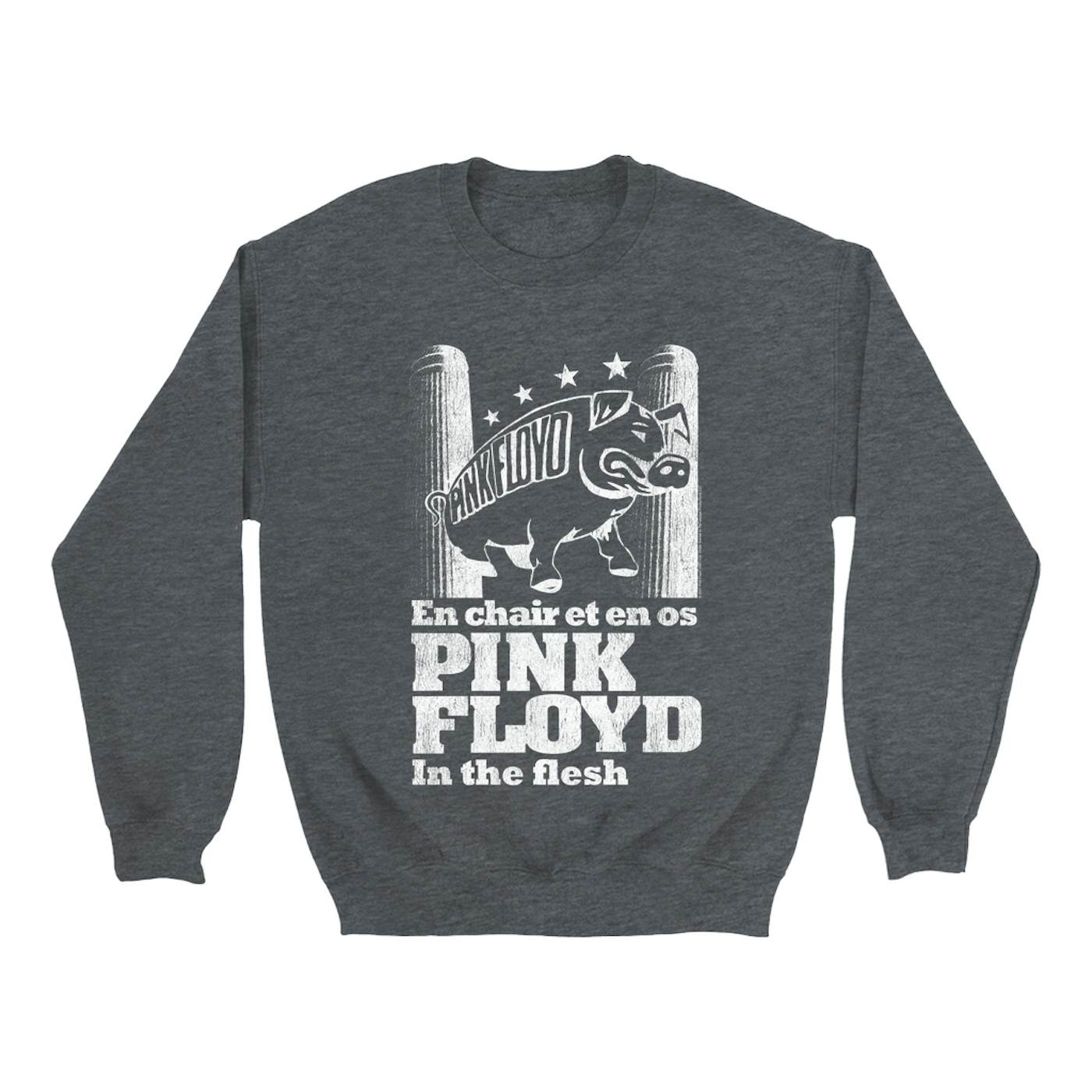 Pink Floyd Sweatshirt | In The Flesh Concert en Français Design Pink Floyd Sweatshirt