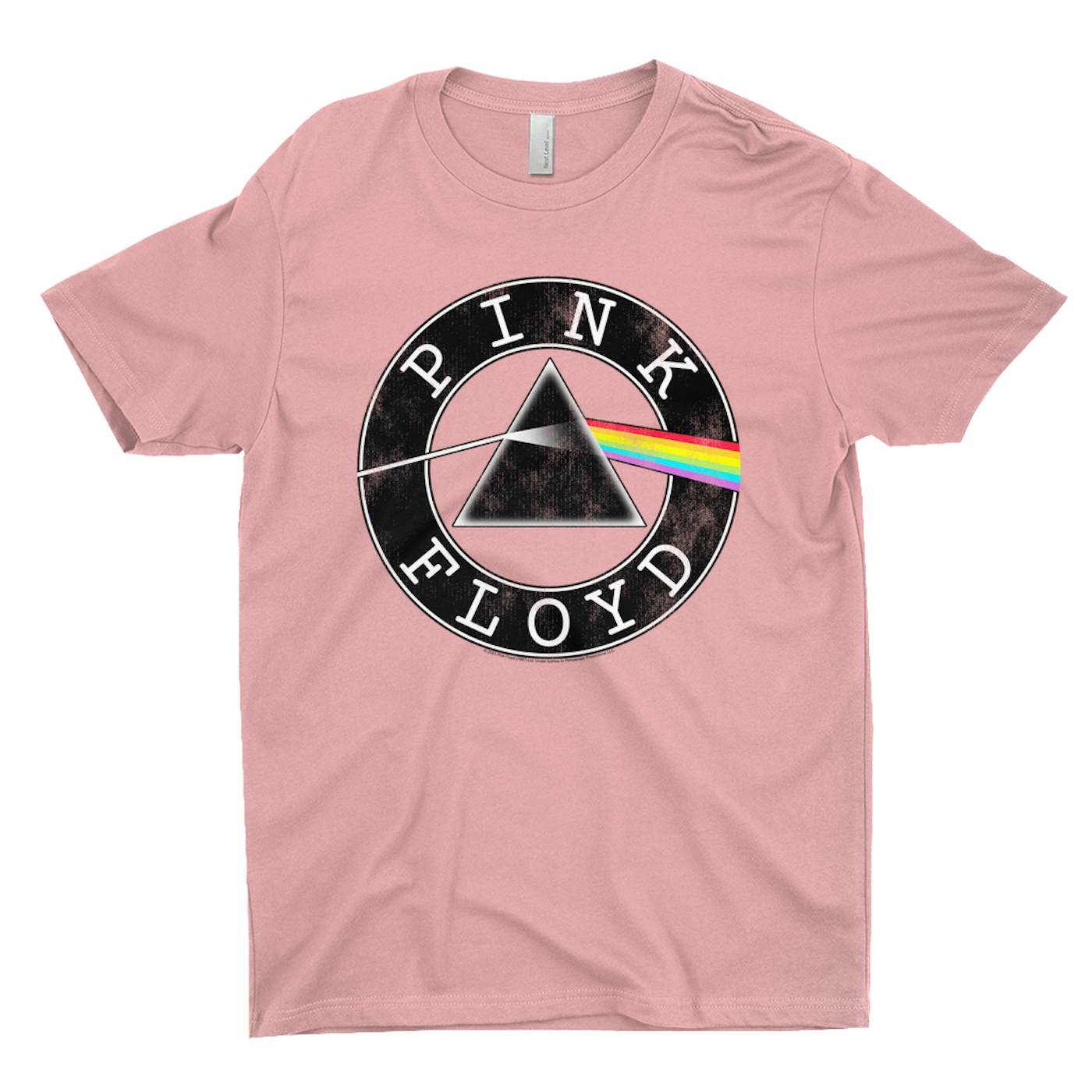 | Side Dark Distressed Of The Circle Shirt Logo T-Shirt Moon