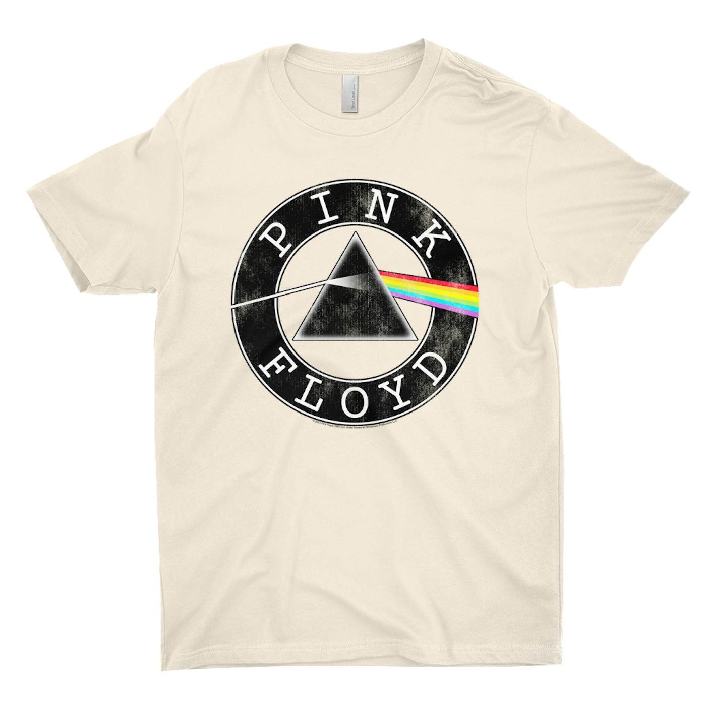T-Shirt | Dark Side Of The Circle Distressed Logo Shirt Moon