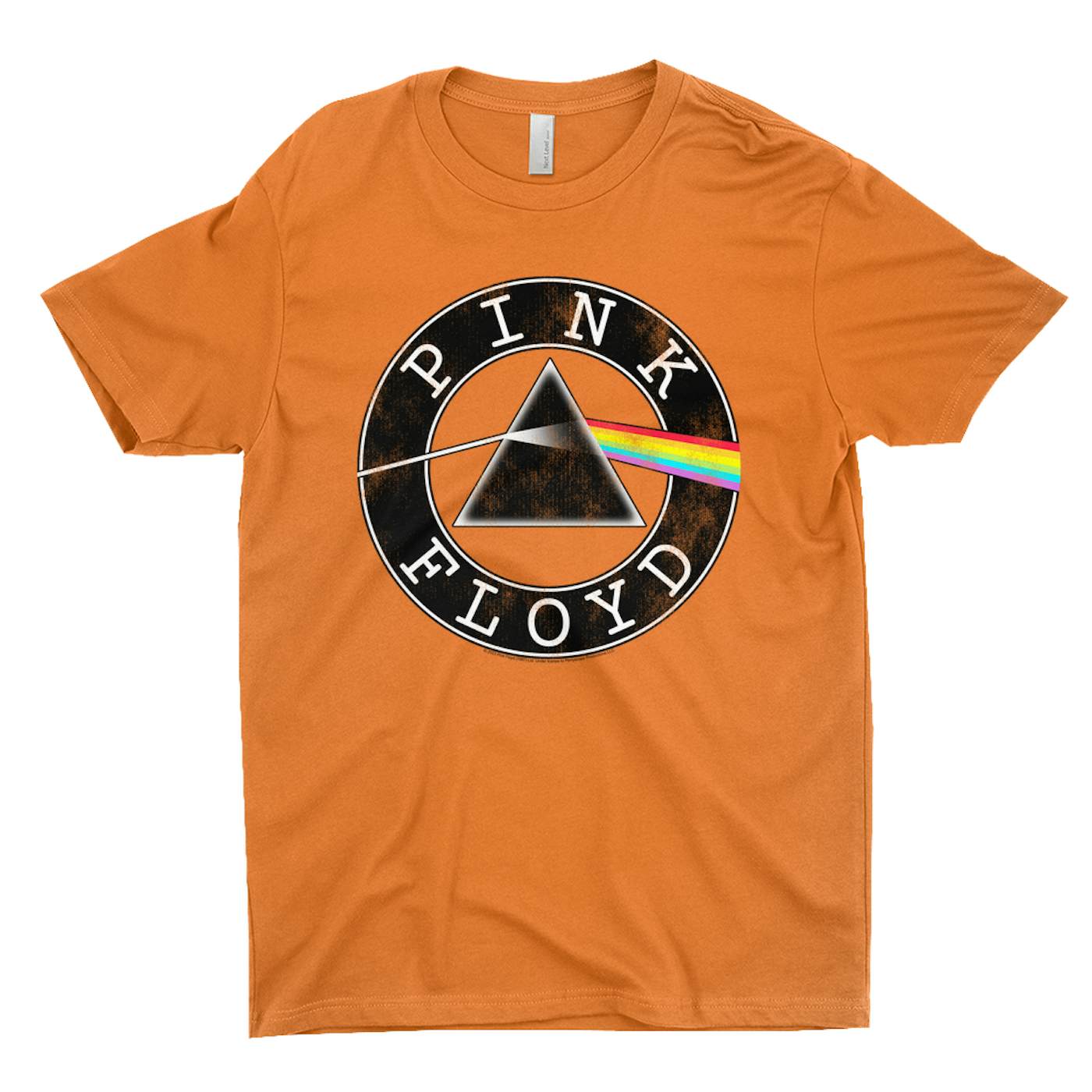 T-Shirt | Dark Side Of The Moon Circle Logo Distressed Shirt