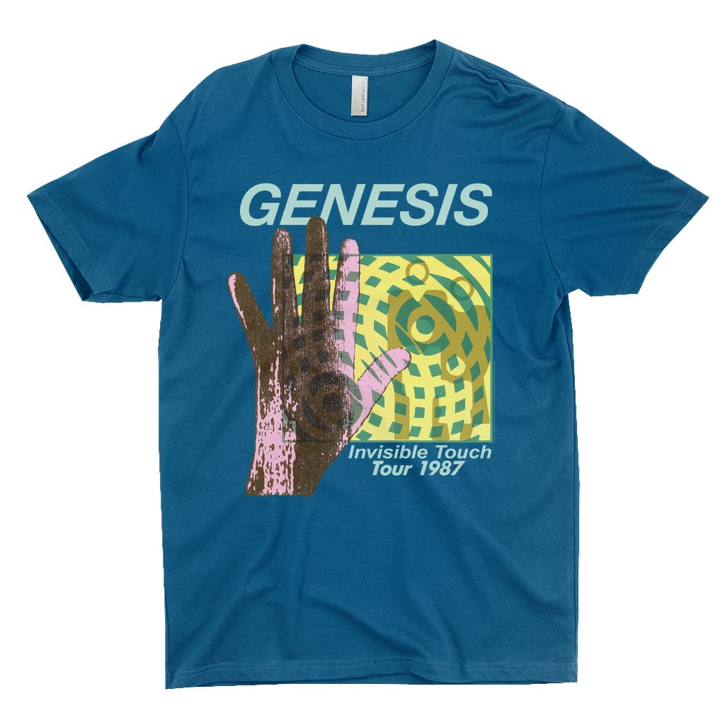 Genesis T-Shirt | Modern 1987 Invisible Touch Album Design Genesis Shirt
