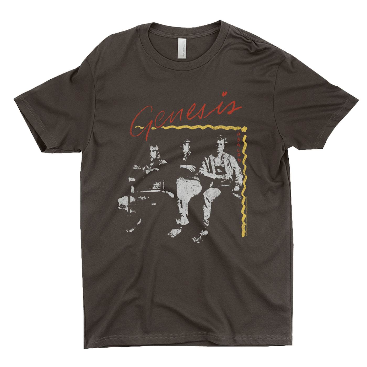 Genesis T-Shirt | Abacab Album Design Distressed Genesis Shirt