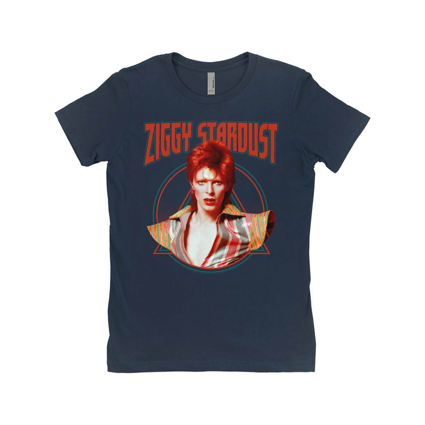 David Bowie Ladies' Boyfriend T-Shirt | Featuring Ziggy Stardust David Bowie Shirt