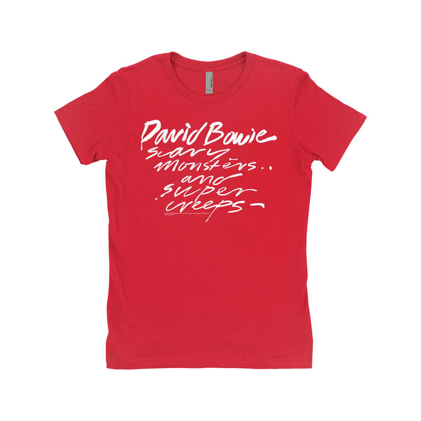 David bowie scary outlet monsters t shirt