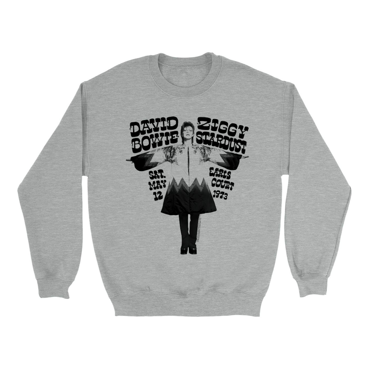 David Bowie Sweatshirt | 1973 Earl's Court Promotion David Bowie Sweatshirt (Merchbar Exclusive)