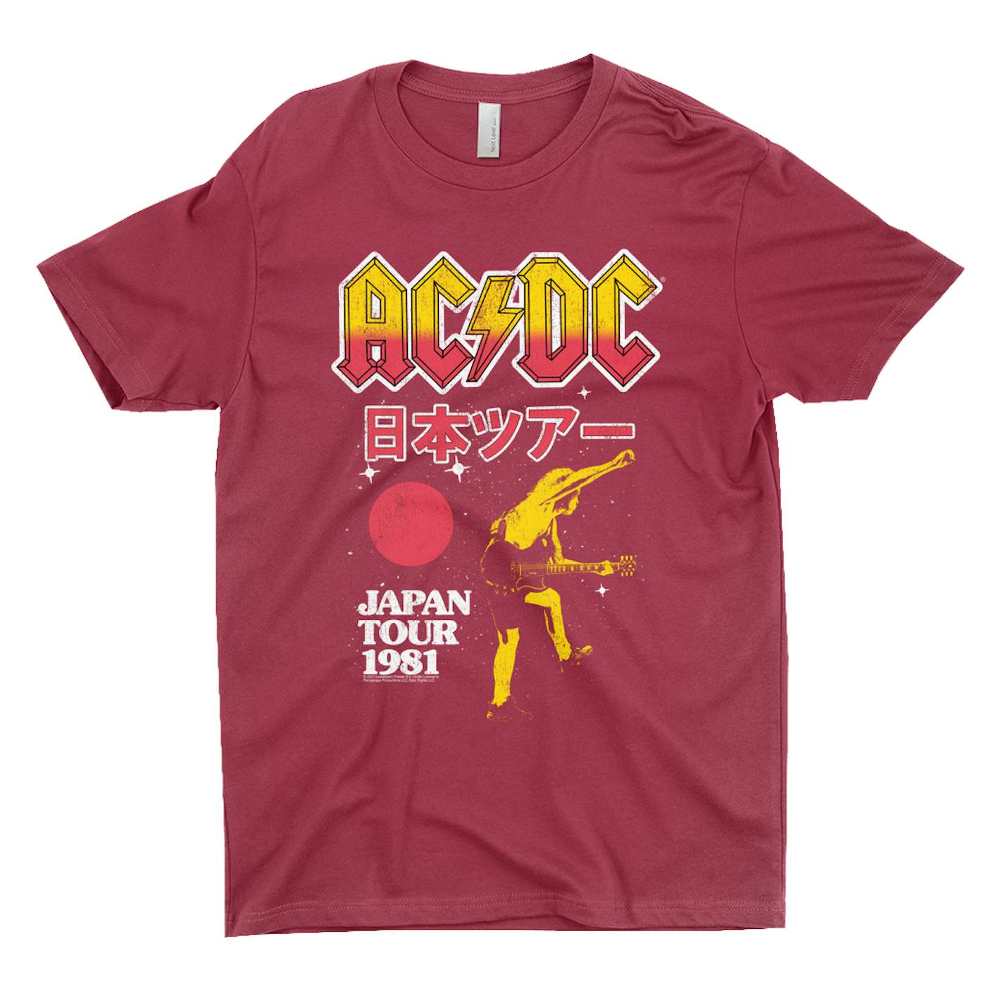 AC/DC T-Shirt | 1981 Japan Concert Promotion ACDC Shirt