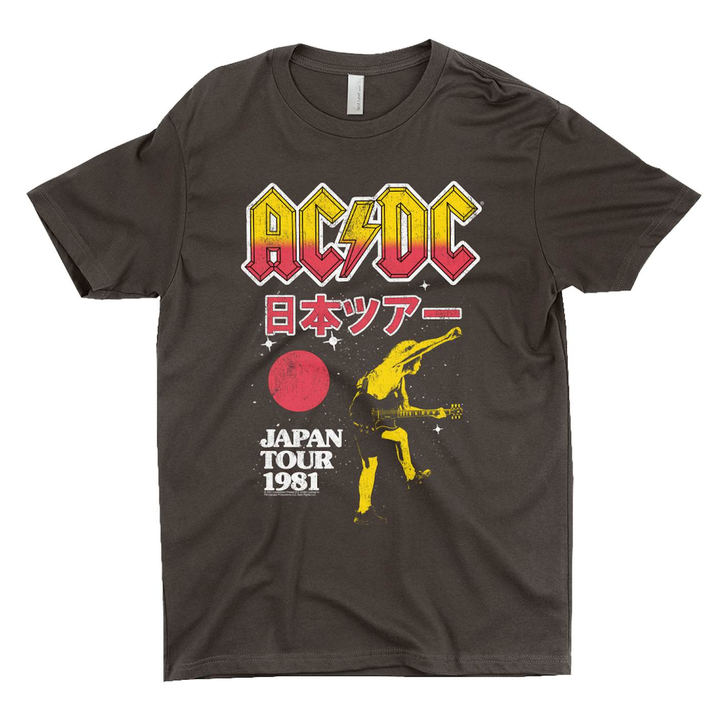 AC/DC Women's Concert T-shirt by Chaser - Japan Tour 1981
