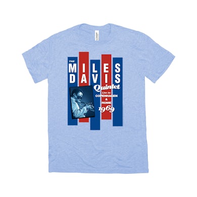 Miles Davis Triblend T-Shirt | Miles Quintet Concert Flyer Miles Davis Shirt (Merchbar Exclusive)