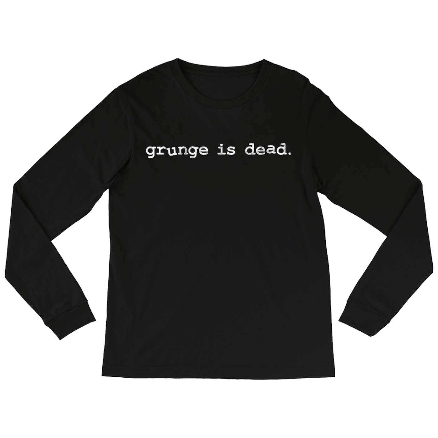 Nirvana Long Sleeve Shirt | Grunge Is Dead Worn By Kurt Cobain Nirvana Shirt