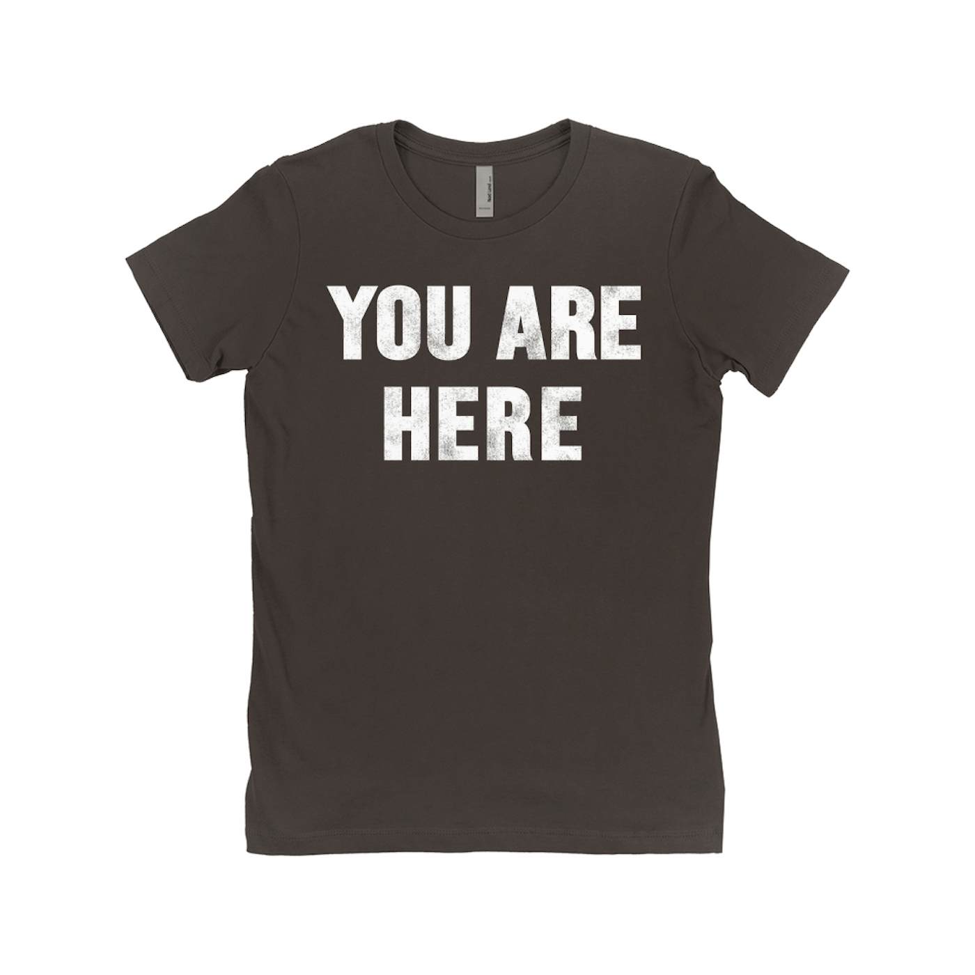 John Lennon Ladies' Boyfriend T-Shirt | You Are Here Distressed Design Worn By John Lennon John Lennon Shirt