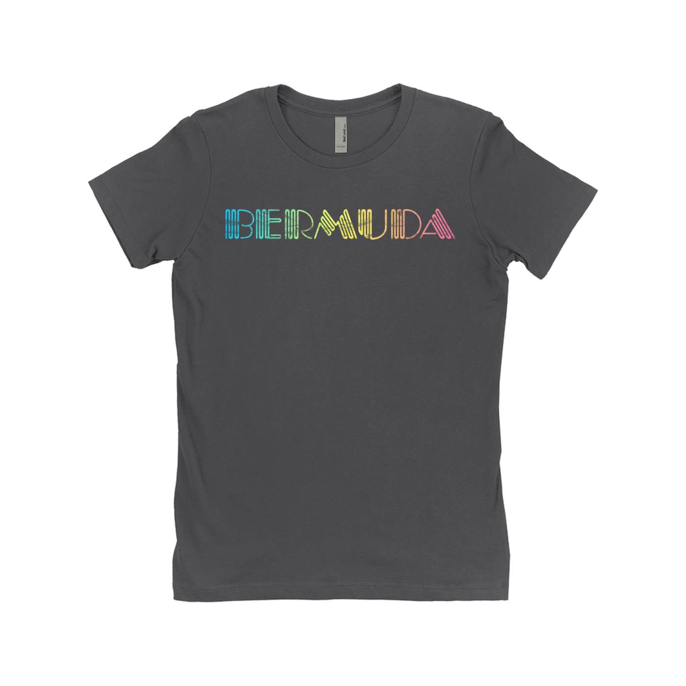 John Lennon Ladies' Boyfriend T-Shirt | Colorful Bermuda Design Worn By John Lennon John Lennon Shirt