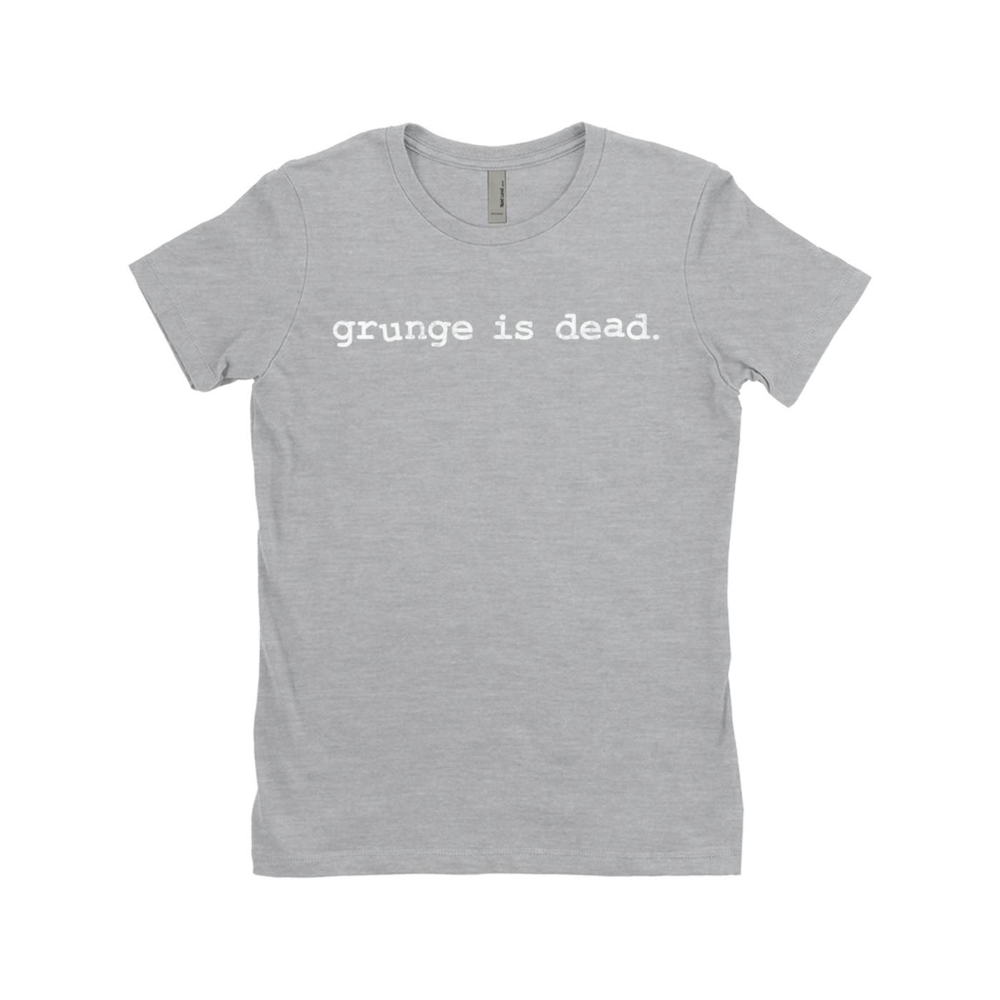 Nirvana Ladies' Boyfriend T-Shirt | Grunge Is Dead Worn By Kurt Cobain Nirvana Shirt