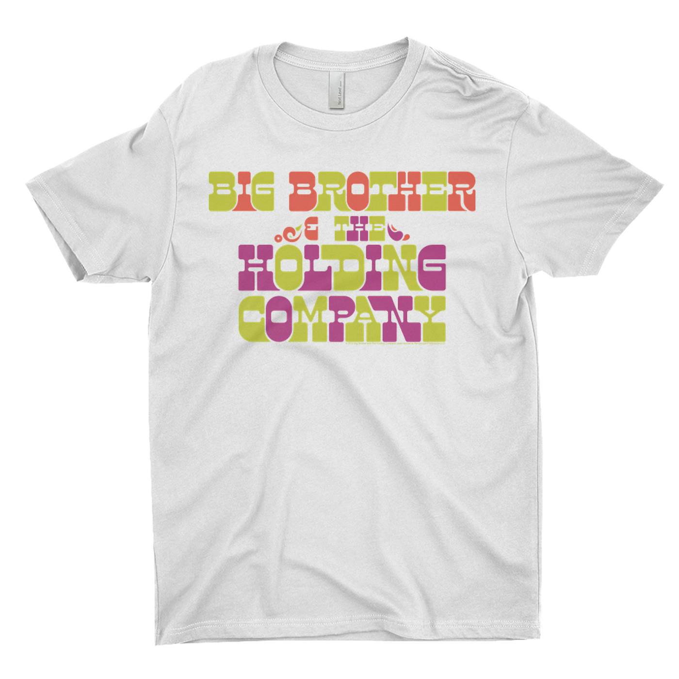 Big Brother & The Holding Company Big Brother and The Holding Co. T-Shirt | BBHC Retro Logo Big Brother and The Holding Co. Shirt