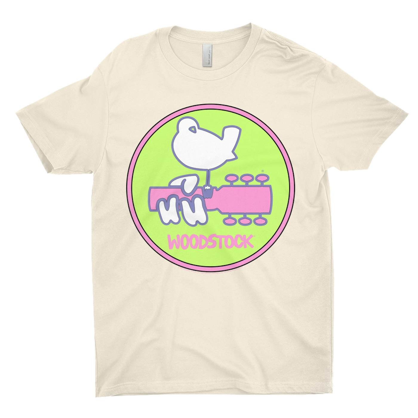 Woodstock T-Shirt | Neon Pastel Ombre Logo Design (Merchbar Exclusive) Woodstock Shirt