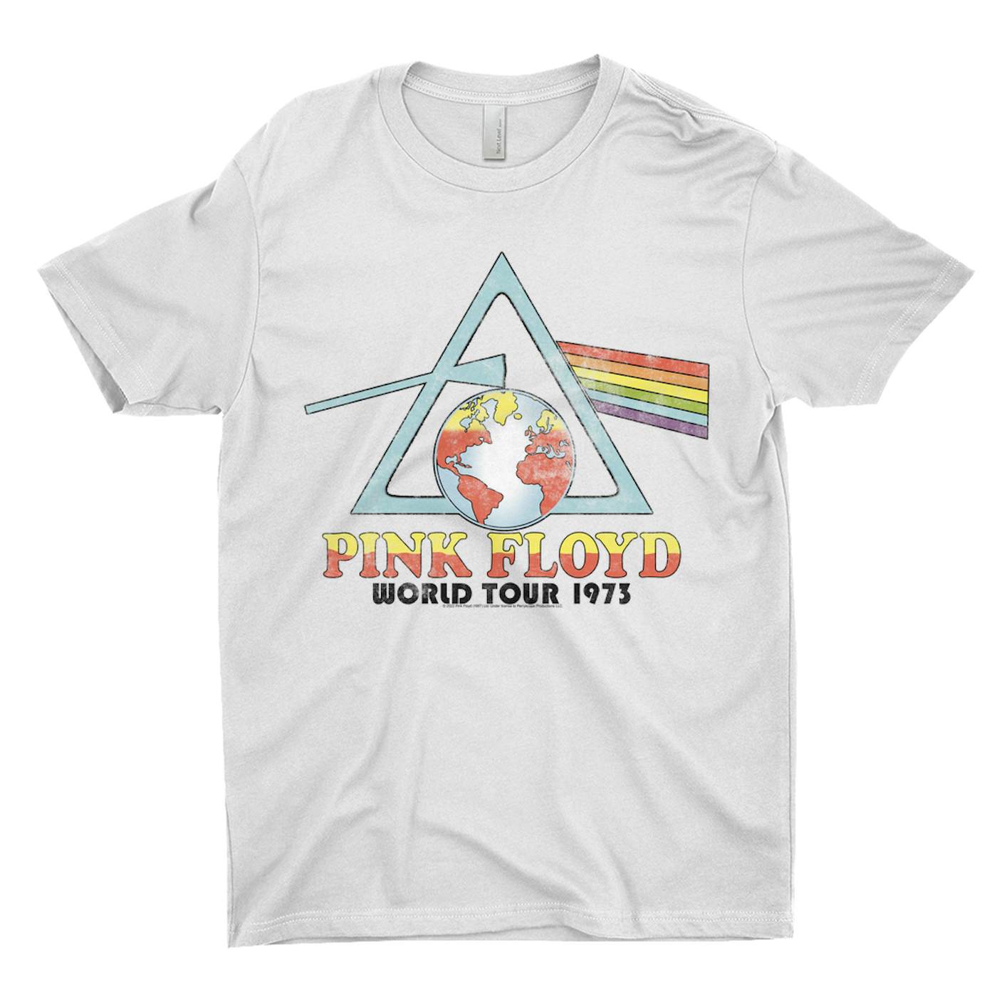 Putte fascisme legation Pink Floyd T-Shirt | Vintage Reissue World Tour 1973 Pink Floyd Shirt